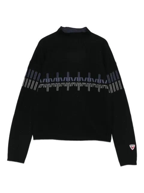 patterned turtleneck sweater by ROSSIGNOL