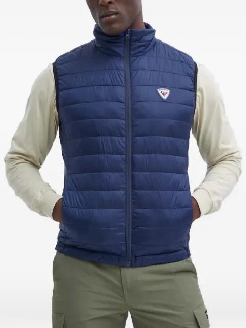 quilted zip-up gilet by ROSSIGNOL