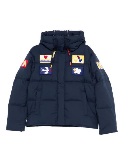 x JCC detail-appliqué hoodied jacket by ROSSIGNOL