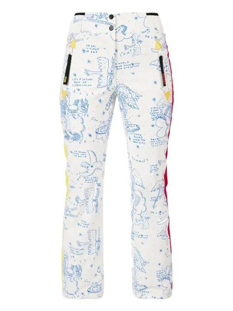 x JCC graphic-pattern side-stripe trousers by ROSSIGNOL