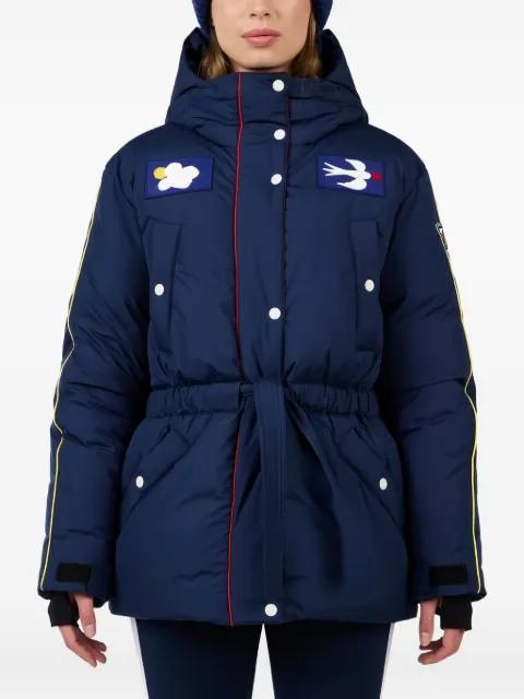 x JCC patch-embellished down jacket by ROSSIGNOL