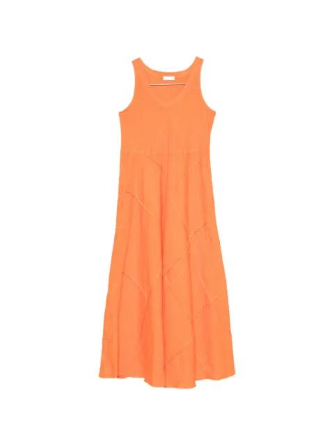 panelled linen midi dress by ROSSO 35