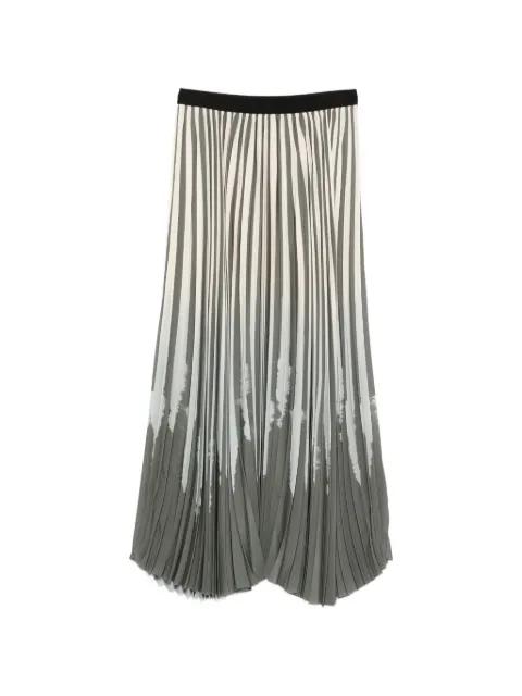 striped pleated skirt by ROSSO 35