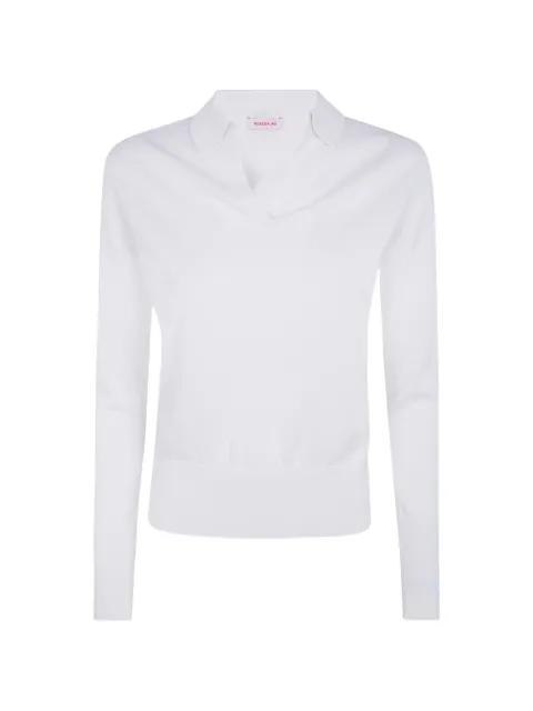 fine-knit V-neck sweater by ROSSOPURO