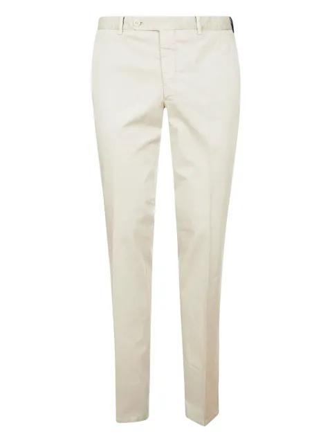 button-fly cotton trousers by ROTA