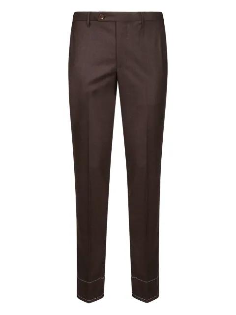 button-fly side-pocket trousers by ROTA
