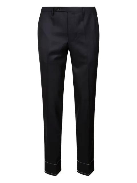hook-zip wool pants by ROTA