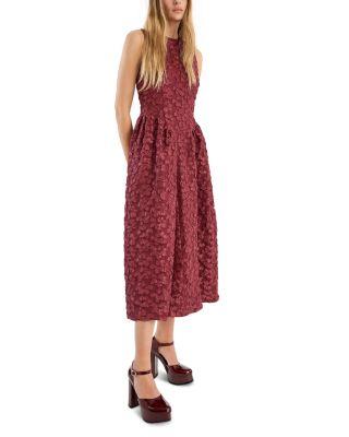 Jacquard Midi Dress by ROTATE BIRGER CHRISTENSEN