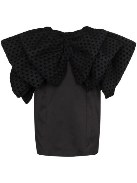 Natalie oversized-bow minidress by ROTATE BIRGER CHRISTENSEN
