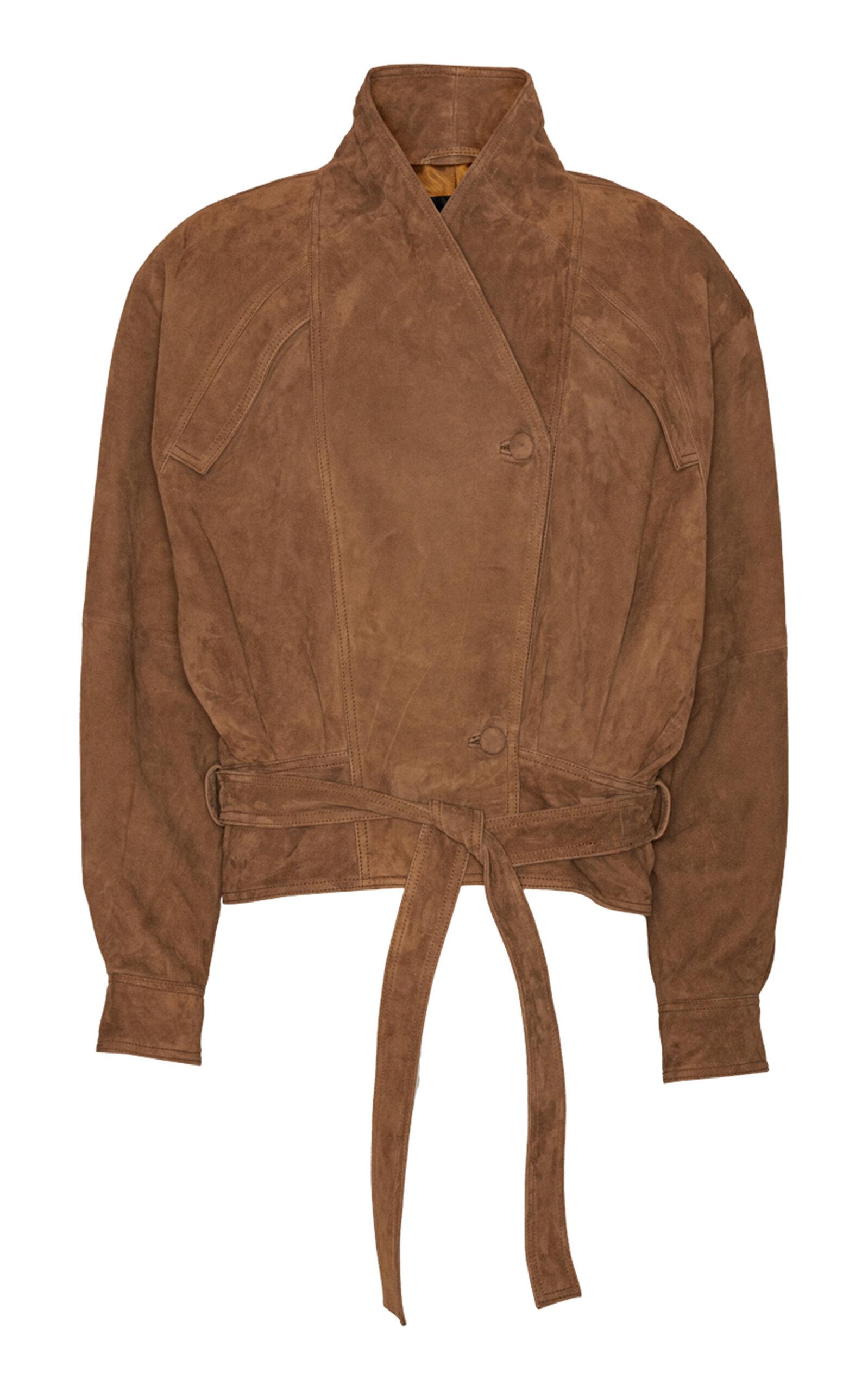 ROTATE Belted Suede Bomber Jacket - Moda Operandi by ROTATE BIRGER CHRISTENSEN
