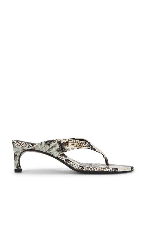 ROTATE Kitten Heel Mule in Grey by ROTATE BIRGER CHRISTENSEN