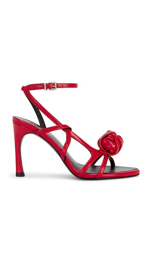 ROTATE Knot Sandal in Red by ROTATE BIRGER CHRISTENSEN