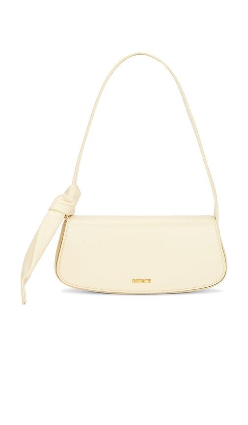 ROTATE Leather Knot Strap Bag in Cream by ROTATE BIRGER CHRISTENSEN
