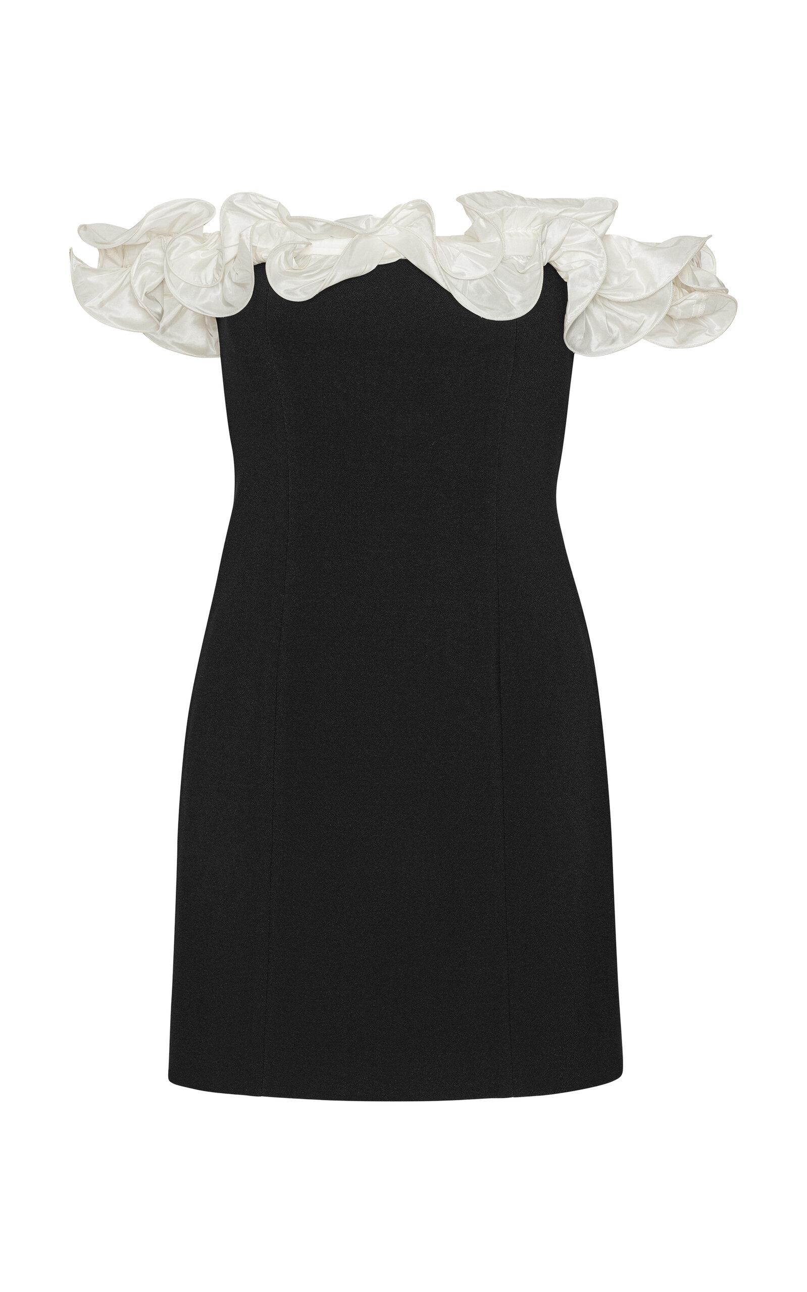 ROTATE Ruffle-Trimmed Crepe Mini Dress - Moda Operandi by ROTATE BIRGER CHRISTENSEN