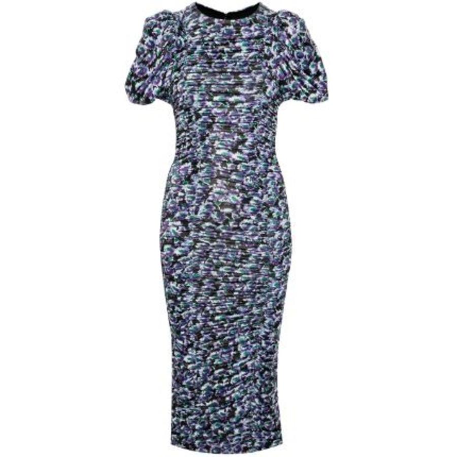 Rotate Ladies Tap Shoe Comb. Coated Jersey Puffy Dress by ROTATE BIRGER CHRISTENSEN