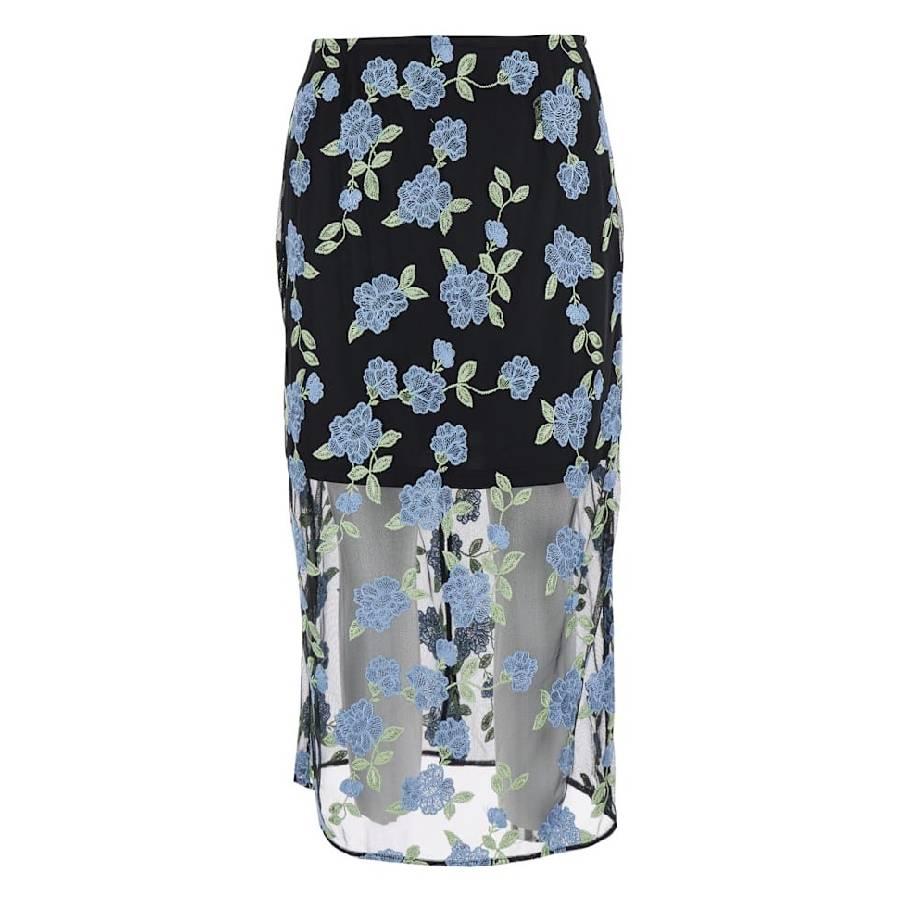 Rotate Mesh Midi Pencil Skirt by ROTATE BIRGER CHRISTENSEN