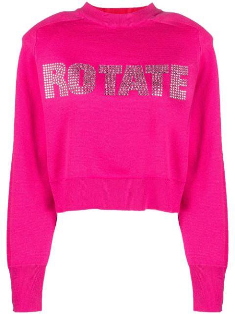 Shandy rhinestone-embellished jumper by ROTATE BIRGER CHRISTENSEN