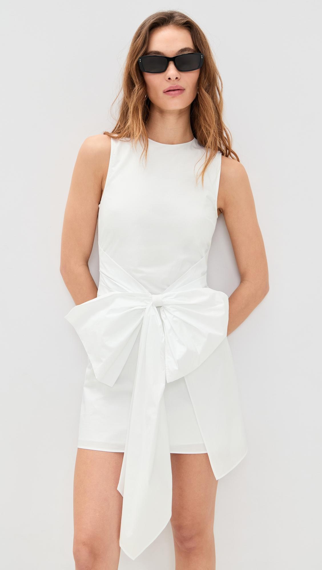 Sleeveless Dress with Bow by ROTATE BIRGER CHRISTENSEN