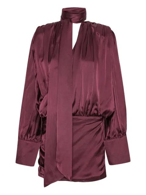 V-neck mini dress by ROTATE BIRGER CHRISTENSEN