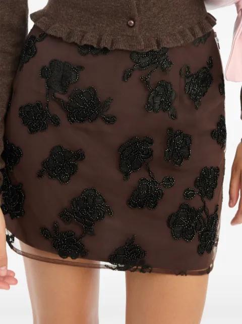 bead-embellished mini skirt by ROTATE BIRGER CHRISTENSEN