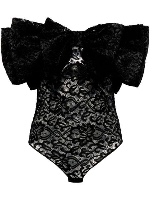 bow-detailing lace body by ROTATE BIRGER CHRISTENSEN