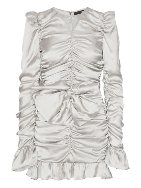 bow ruffled mini dress by ROTATE BIRGER CHRISTENSEN