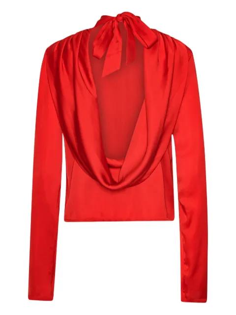 cowl-back top by ROTATE BIRGER CHRISTENSEN