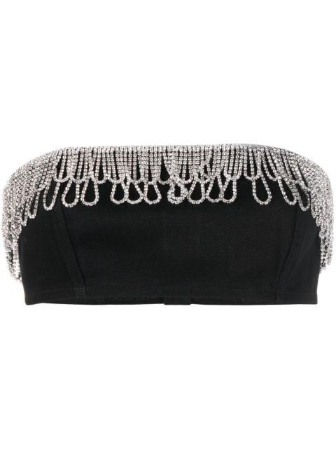 crystal-embellished bandeau top by ROTATE BIRGER CHRISTENSEN