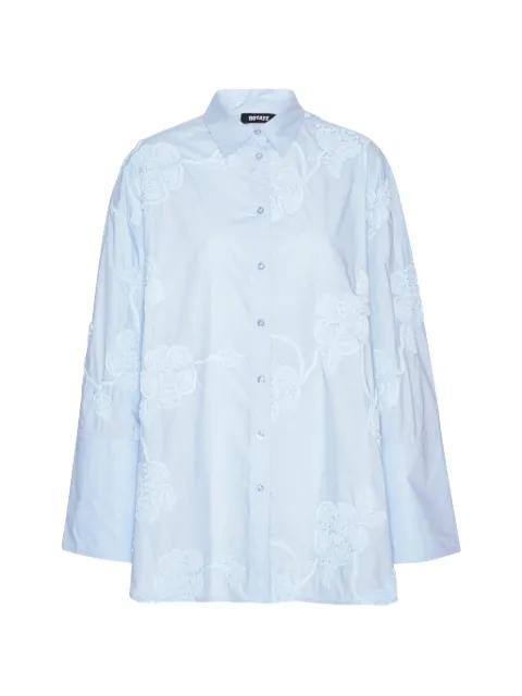 floral-appliqué oversized shirt by ROTATE BIRGER CHRISTENSEN