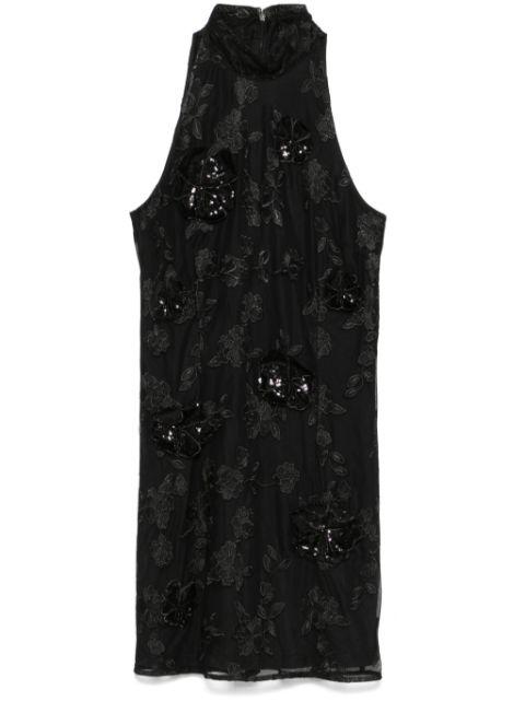 floral-embroidered mesh mini dress by ROTATE BIRGER CHRISTENSEN