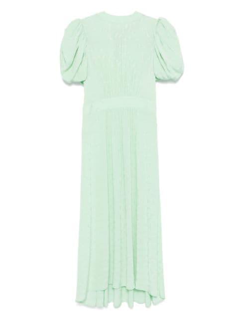 floral-jacquard midi dress by ROTATE BIRGER CHRISTENSEN