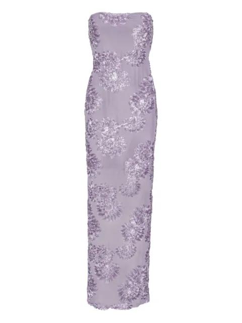 floral-mesh maxi dress by ROTATE BIRGER CHRISTENSEN
