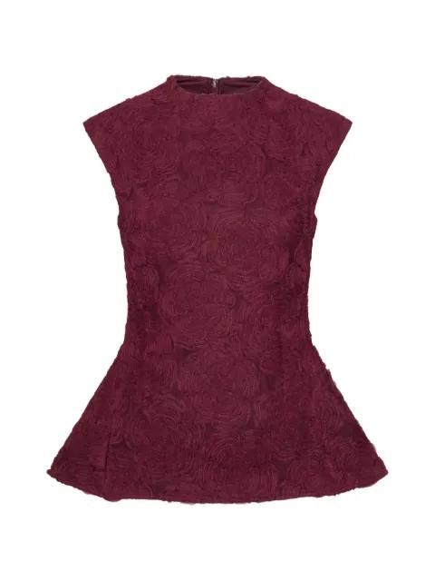 floral peplum-hem top by ROTATE BIRGER CHRISTENSEN