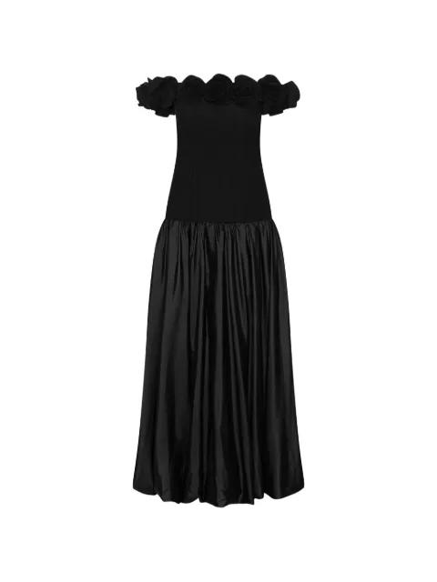 flower crepe maxi dress by ROTATE BIRGER CHRISTENSEN