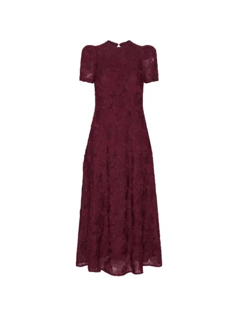 flower flared midi dress by ROTATE BIRGER CHRISTENSEN