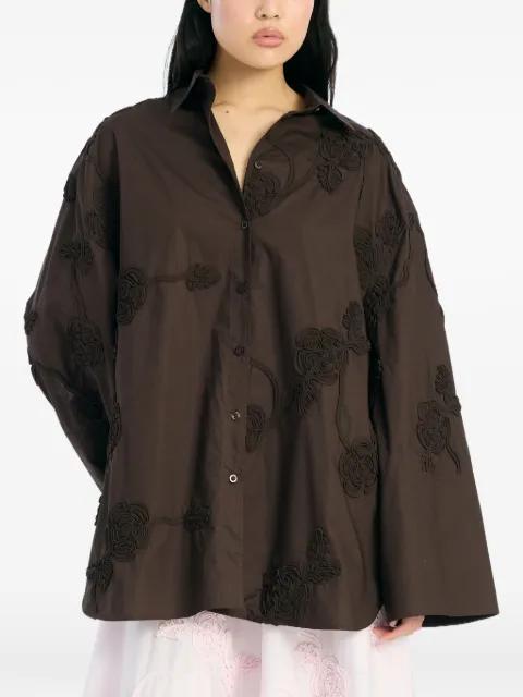flower oversized shirt by ROTATE BIRGER CHRISTENSEN