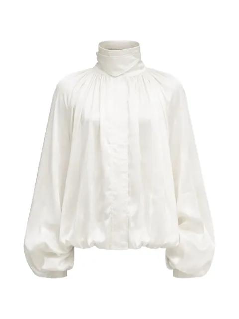funnel-neck oversized jacket by ROTATE BIRGER CHRISTENSEN