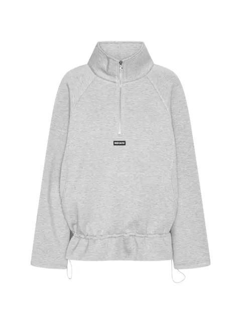 half-zip sweatshirt by ROTATE BIRGER CHRISTENSEN