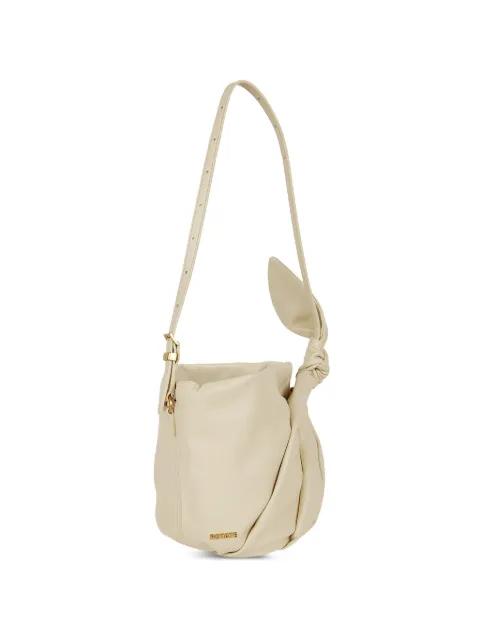 knot-detail gathered clutch bag by ROTATE BIRGER CHRISTENSEN