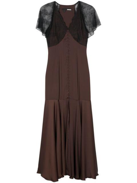 lace V-neck maxi dress by ROTATE BIRGER CHRISTENSEN