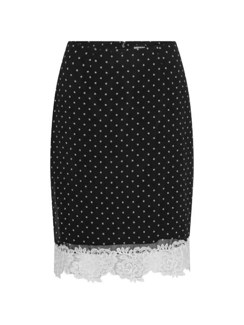 lace polka-dot pencil skirt by ROTATE BIRGER CHRISTENSEN