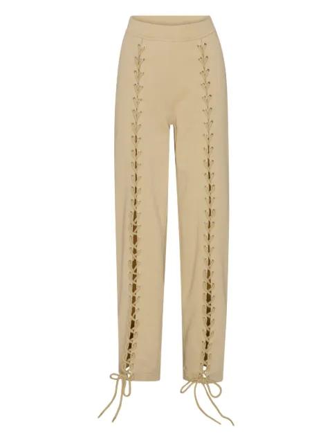 lace-up track pants by ROTATE BIRGER CHRISTENSEN