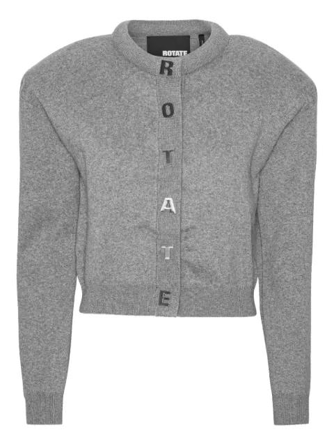 letter firm knit cardigan by ROTATE BIRGER CHRISTENSEN