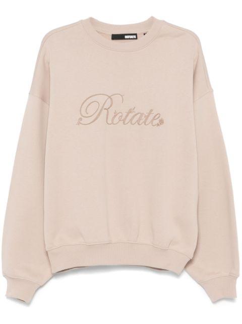 logo-embroidered sweatshirt by ROTATE BIRGER CHRISTENSEN