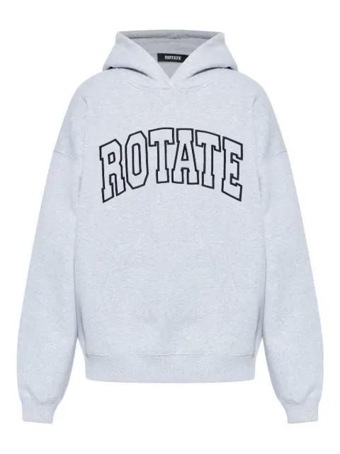 logo-print hoodie by ROTATE BIRGER CHRISTENSEN