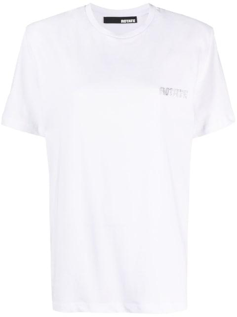 logo-print organic-cotton T-shirt by ROTATE BIRGER CHRISTENSEN