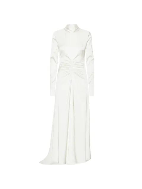 long-sleeve scarf maxi dress by ROTATE BIRGER CHRISTENSEN