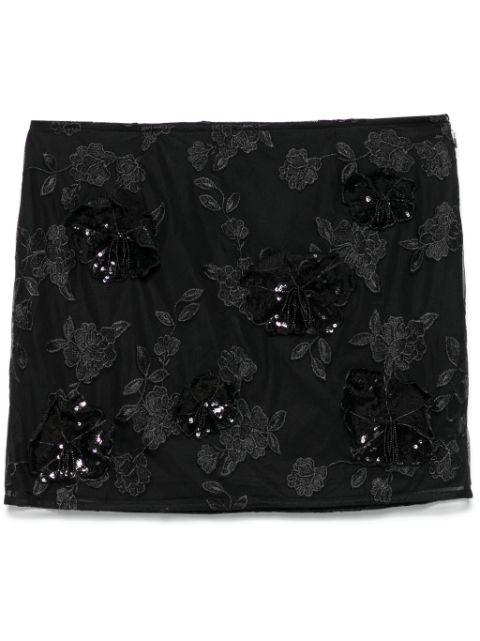 mesh flower mini skirt by ROTATE BIRGER CHRISTENSEN
