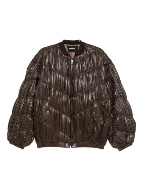 pleated bomber jacket by ROTATE BIRGER CHRISTENSEN