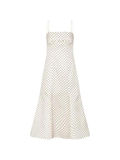 polka-dot midi dress by ROTATE BIRGER CHRISTENSEN